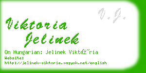 viktoria jelinek business card